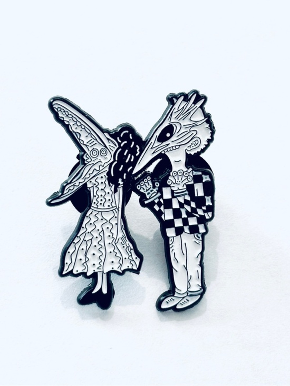 Beetlejuice The Lovers Unisex Enamel Pin, NWT